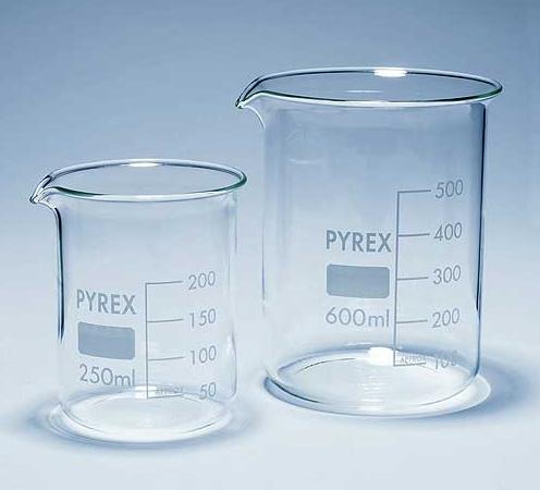 Glass beaker 3L, low form